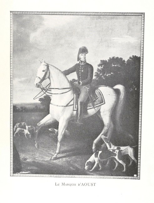 Equipage du Fosteau - Illustration tirée de l'ouvrage Un Siècle de Vènerie du comte du Passage - 1912 - Pairault (Paris) - Bnf
